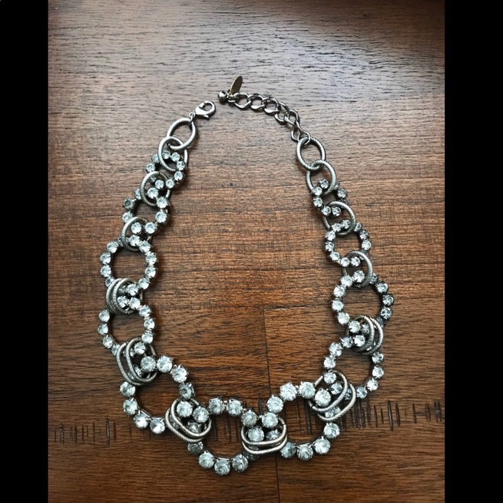 Vintage glam statement crystal chain